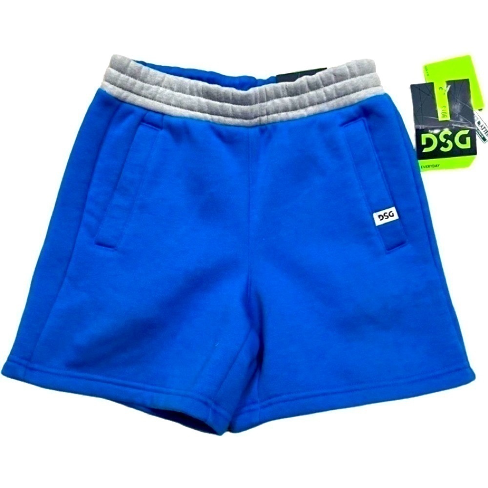 New DSG Boys Everyday Drawstring Shorts SZ 2XS 4-5 Blue School Sports Play